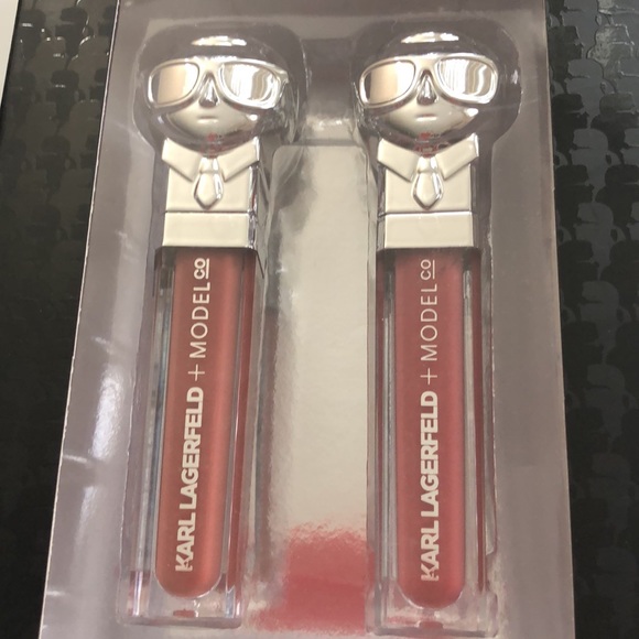 Karl Lagerfeld lip gloss set. Limited edition. New. 2 nude natural tones. - Picture 3 of 10